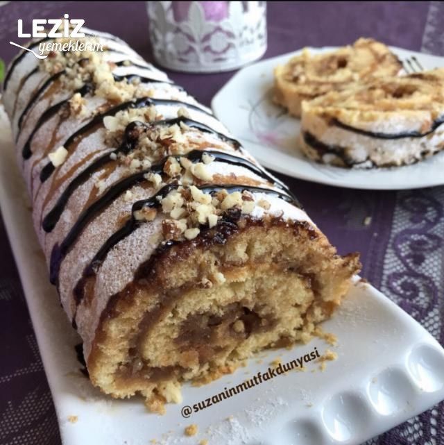 Elmalı Rulo Pasta Tarifi