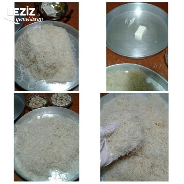Basma Kadayıf Tatlısı Tarifi, Nasıl Yapılır