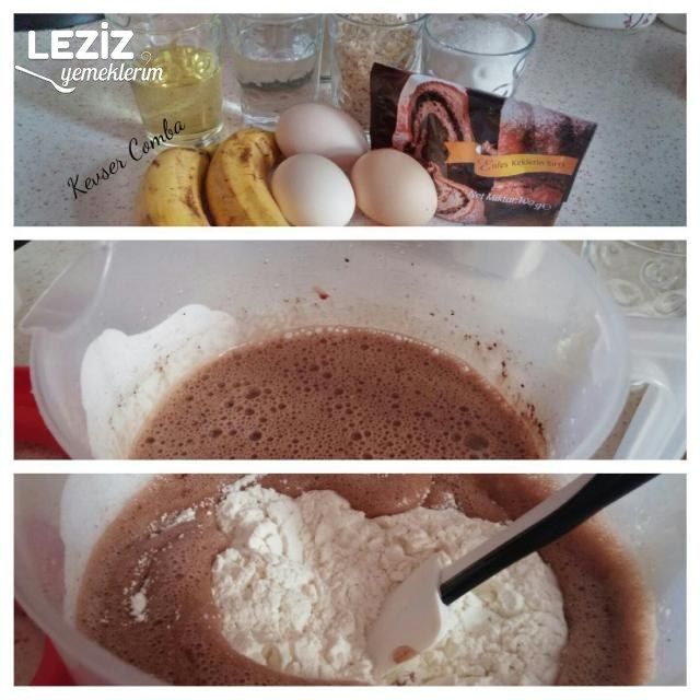 Fındıklı Muzlu Islak Kek Tarifi