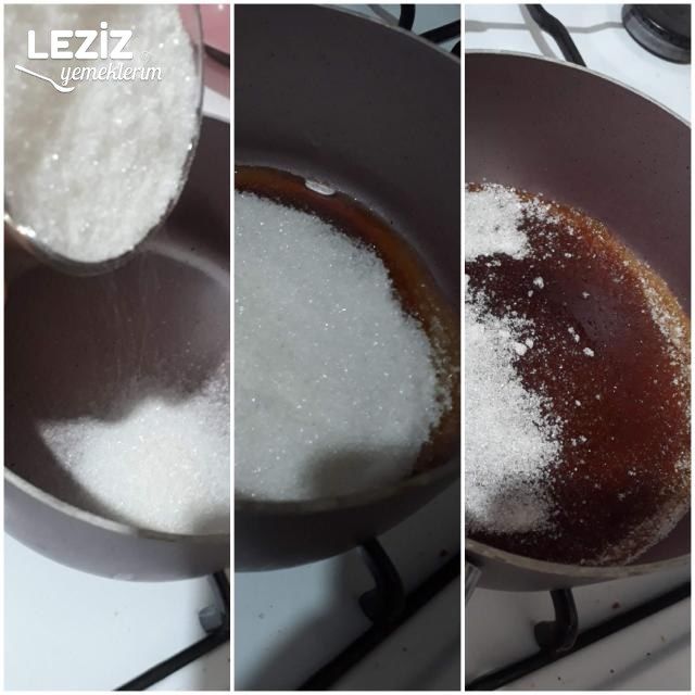 Yer Fıstıklı Karamelli Pasta