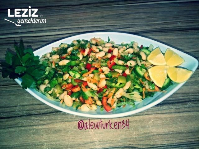 Bol Malzemeli Kuru Fasulye Salatası (Vitamin Deposu)