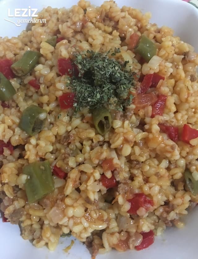Kıymalı Bulgur Pilavı