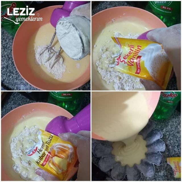 Ballı Gazozlu Kek