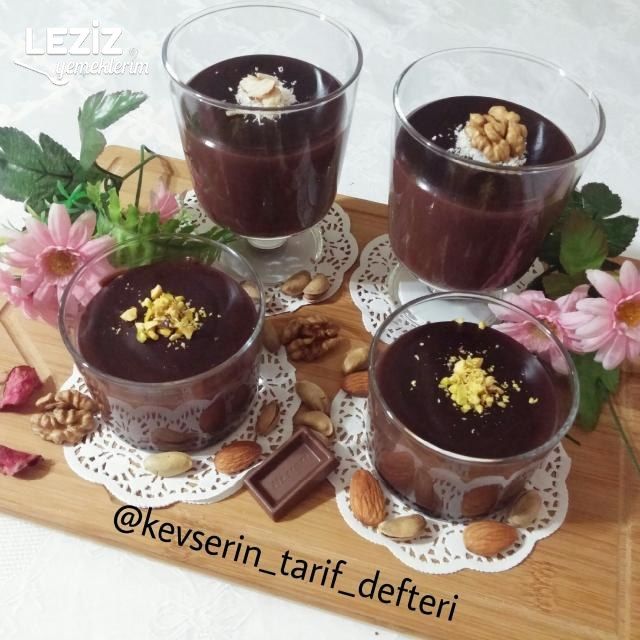 10 Dakikada Ev Yapımı Kakaolu Puding