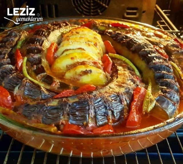Fırında Çok Kolay Patlıcan Kebabı