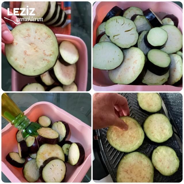 Kaşarlı Etli Fırında Bostan Patlıcanı