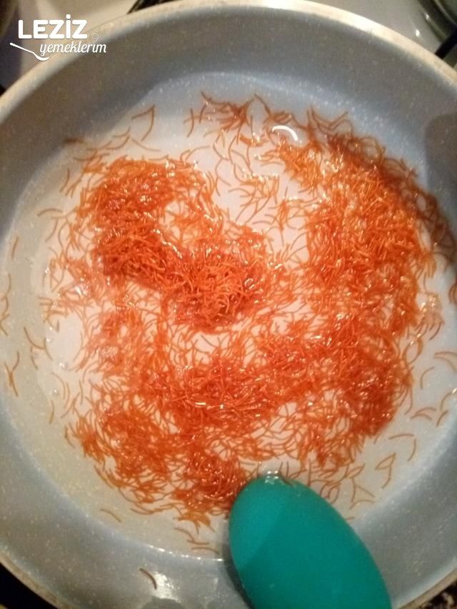 Tel Şehriyeli Bulgur Pilavı Yapılışı