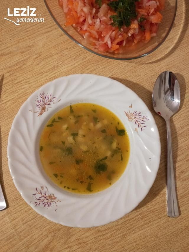 Körili Havuç Çorbası Tarifi (Tavuk Suyuna)
