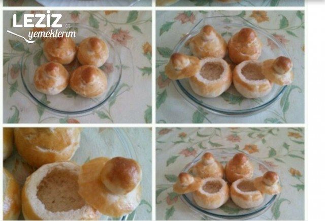 Tencere Görünümlü Çanak Ekmek