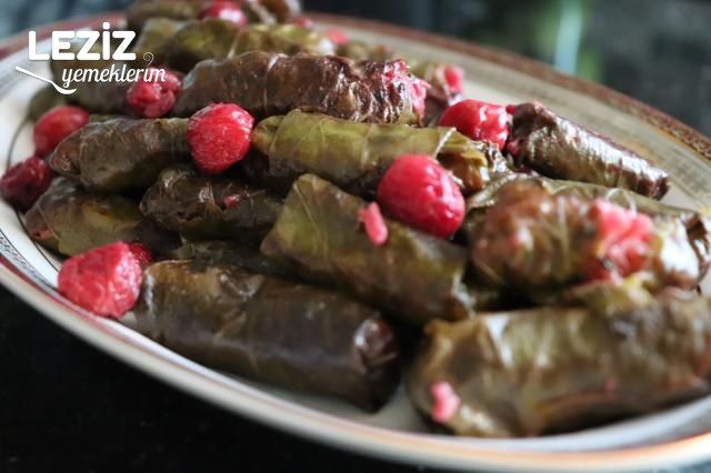 Vişneli Zeytinyağlı Yaprak Sarma