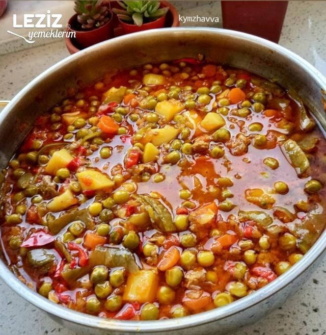 Zerdeçallı Kıymalı Bezelye (Sağlıklı Mı Sağlıklı)