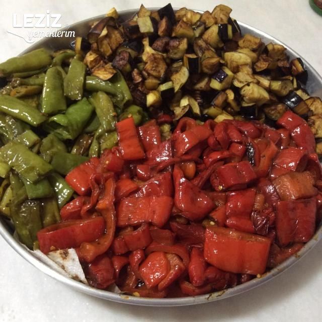 Patlıcan Biber Kızartma Konservesi