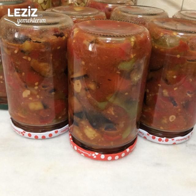 Patlıcan Biber Kızartma Konservesi