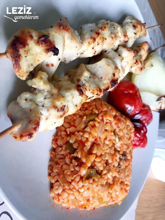 Marineli Tavuk Çöp Şiş (Fırında)