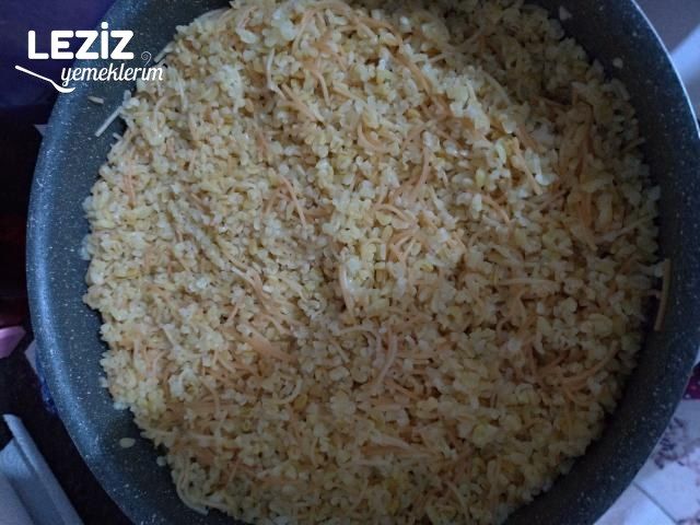 Leziz Tel Şehriyeli Bulgur Pilavı
