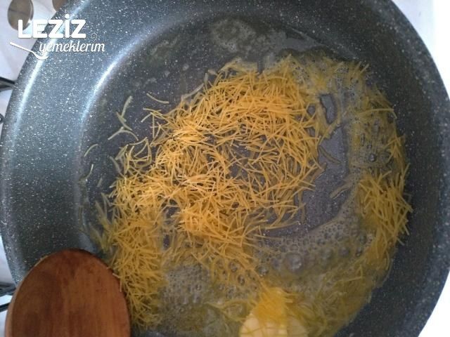 Leziz Tel Şehriyeli Bulgur Pilavı