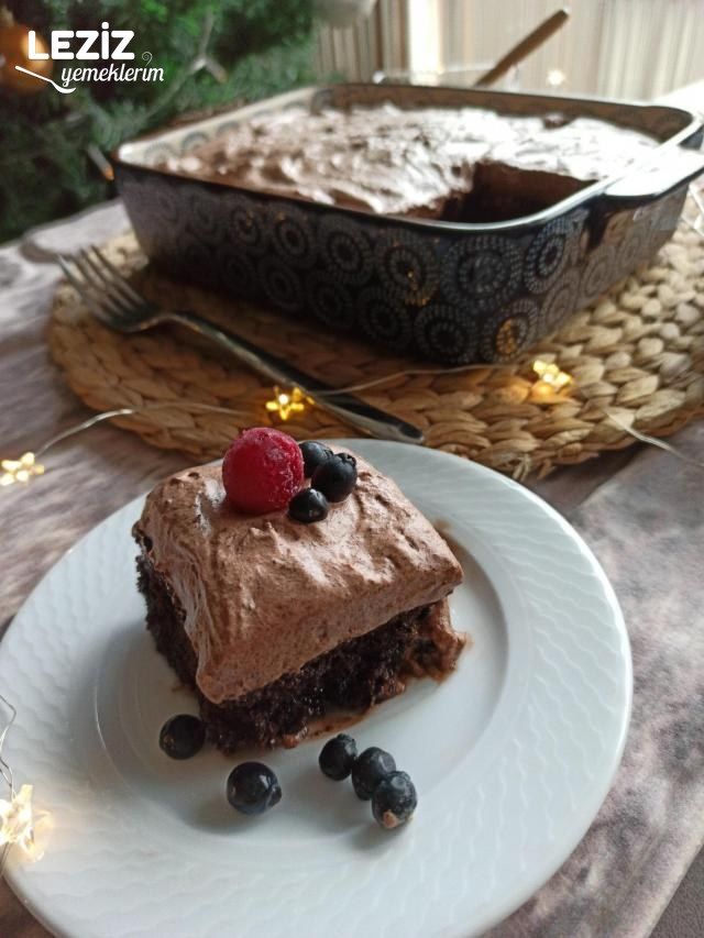 Kahveli Islak Kek Yapılışı