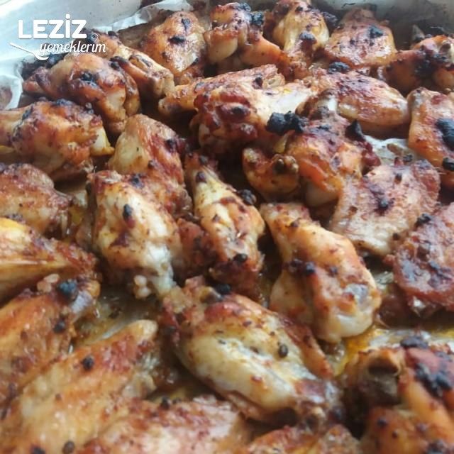 Fırında Tavuk Kanat (Mangal Tadında)