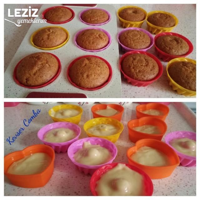 İçi Dolgulu Nefis Muffin Kek Tarifi