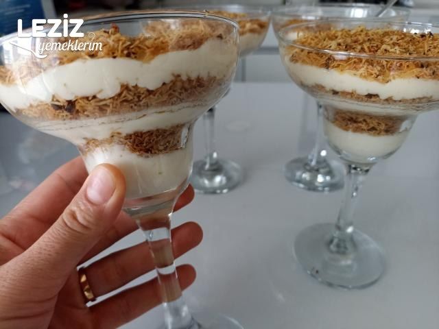 Muhallebili Kadayıf Tatlısı