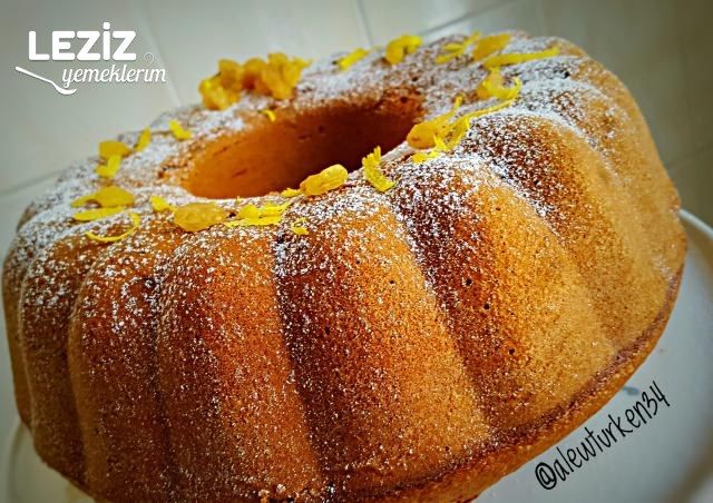 Nişastalı Pamuk Kek (Limonlu Ve Üzümlü)