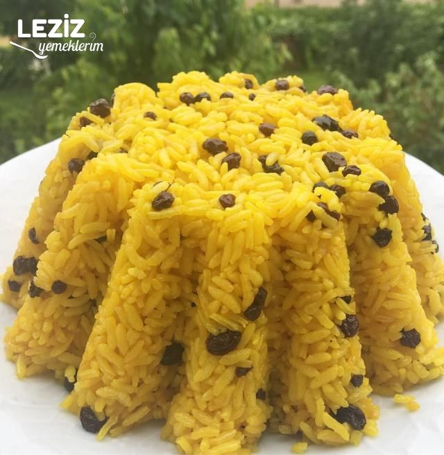 Safranlı Kuş Üzümlü Pilav