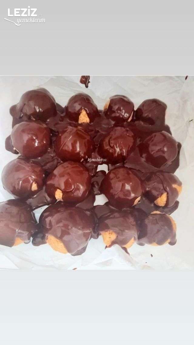 Çikolata Soslu Elma Topları