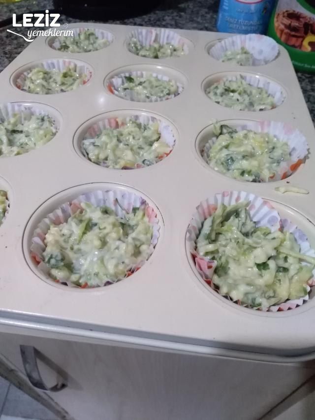 Muffin Kalıbında Mücver Tarifi