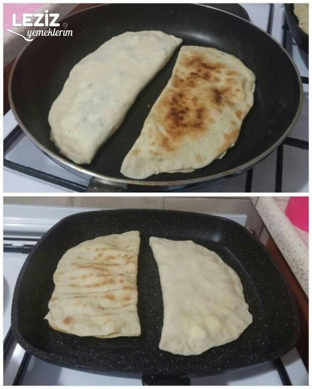 Tavada Peynirli Gözleme Tarifi (El Açması)