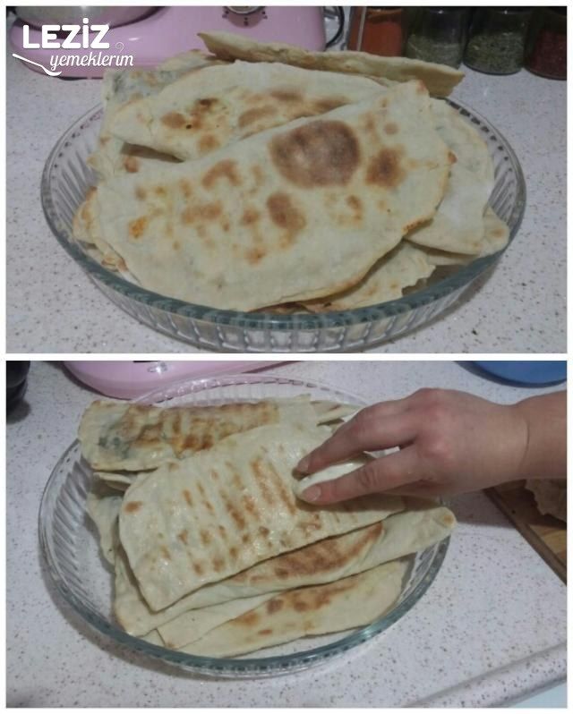 Tavada Peynirli Gözleme Tarifi (El Açması)