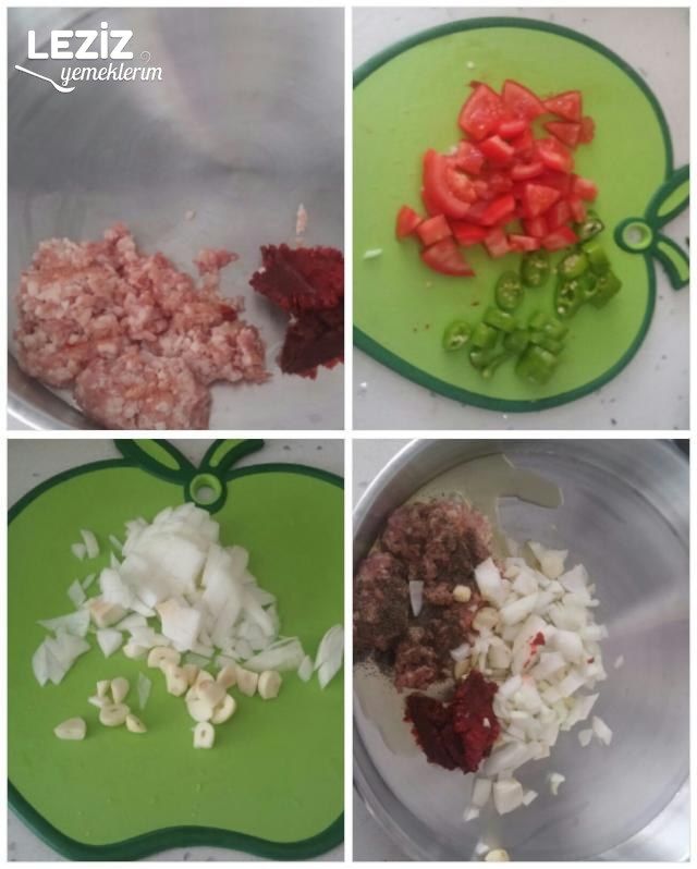 Fırında Kıymalı Patates Yemeği