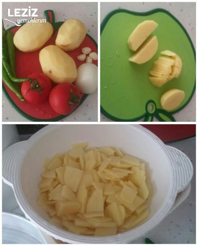 Fırında Kıymalı Patates Yemeği