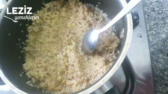 5 Dakikada Çok Pratik Mercimekli Bulgur Pilavı