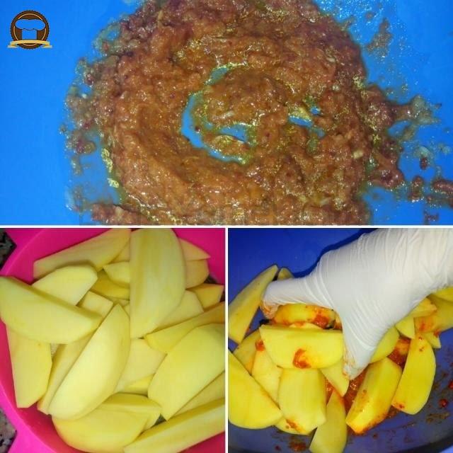 Şipşak Fırında Enfes Baharatlı Patates