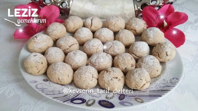 Yumurtasız Cevizli Kurabiye (Bayatlamayan)