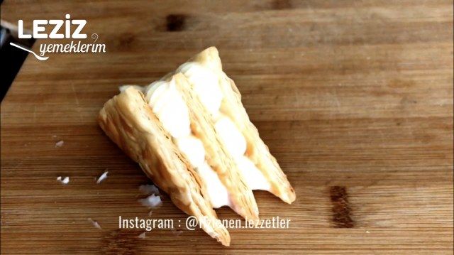 Üçgen Milföy Pasta (Videolu Tarif)