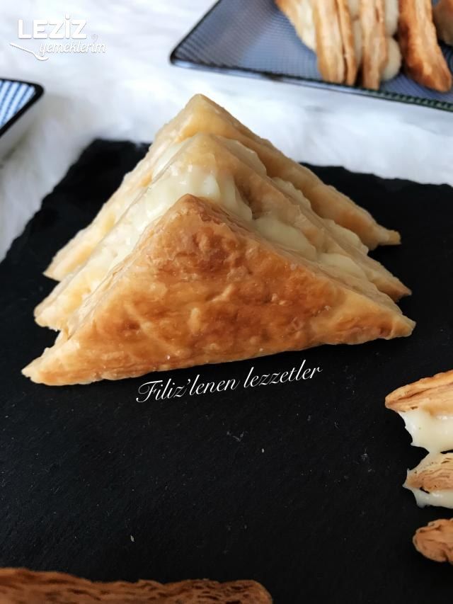 Üçgen Milföy Pasta (Videolu Tarif)
