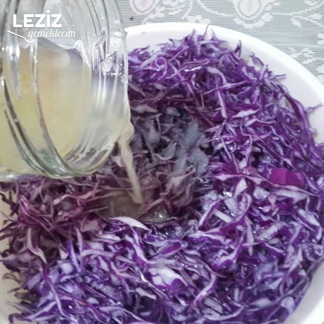 Sirkesiz Kırmızı Lahana Turşusu