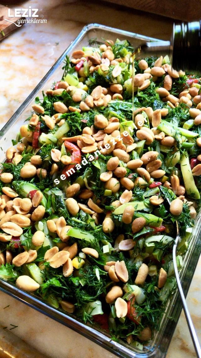 Nohutlu Fıstıklı Kabak Salatası ( Bayılacaksınız)