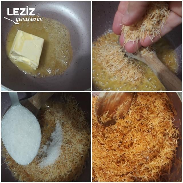 Hazır Pudingle Çıtır Kadayıflı Cuplar