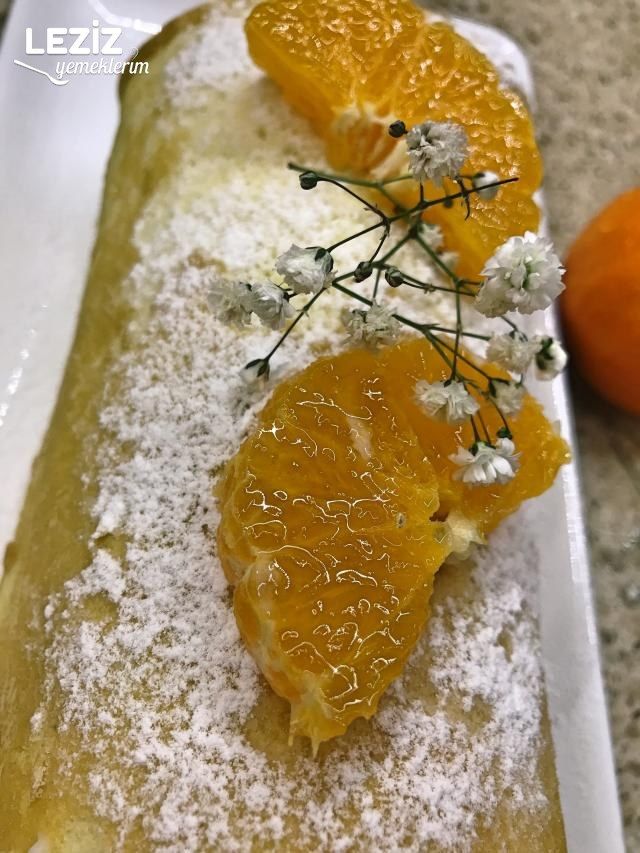 Mandalinalı Rulo Pasta