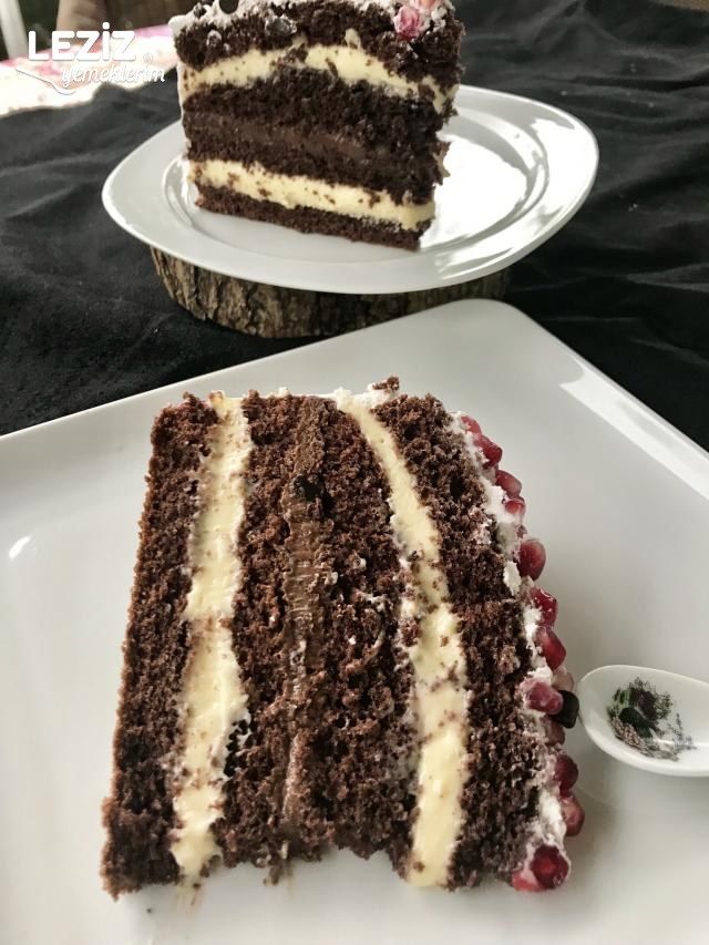 Çikolatalı Kakaolu Yaş Pasta