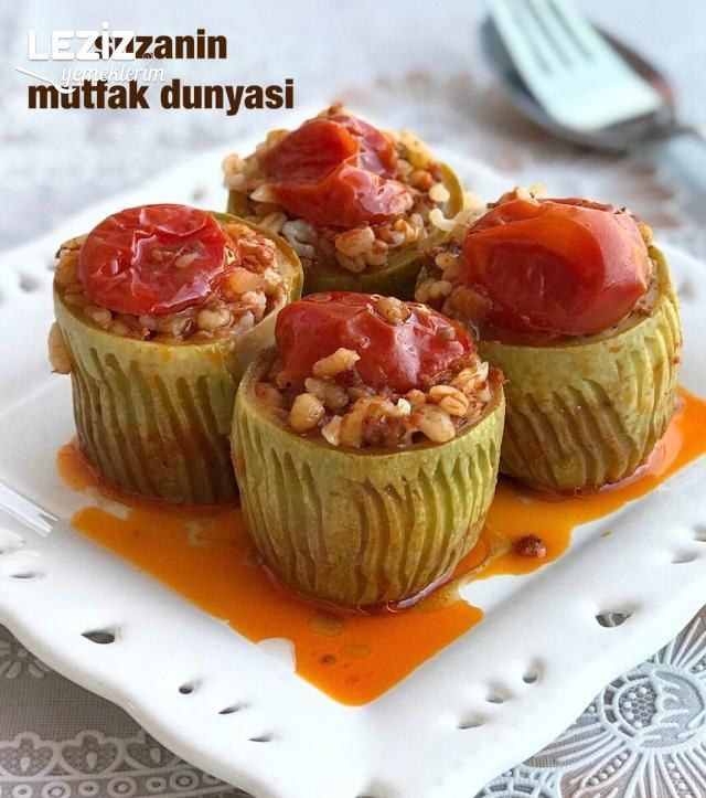 Kıymalı Kabak Dolması Tarifi