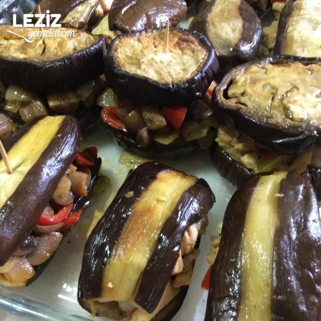 Mantarlı Patlıcan Kebabı