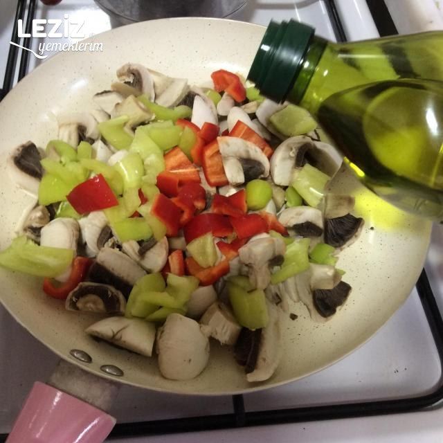 Mantarlı Patlıcan Kebabı