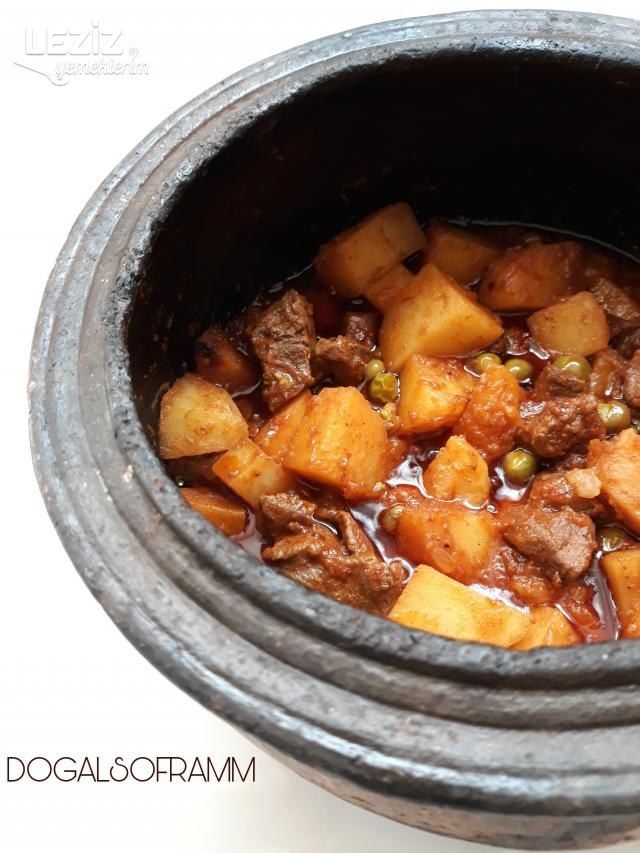 Güveçte Etli Patates