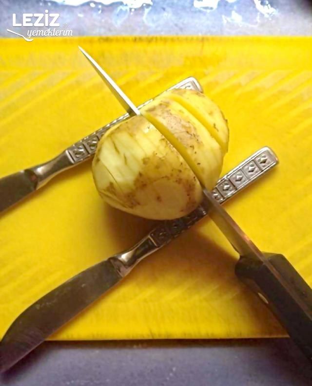 Fırında Leziz Yelpaze Patates