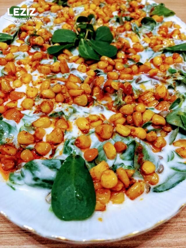 Yoğurtlu Mercimekli Semizotu Salatası