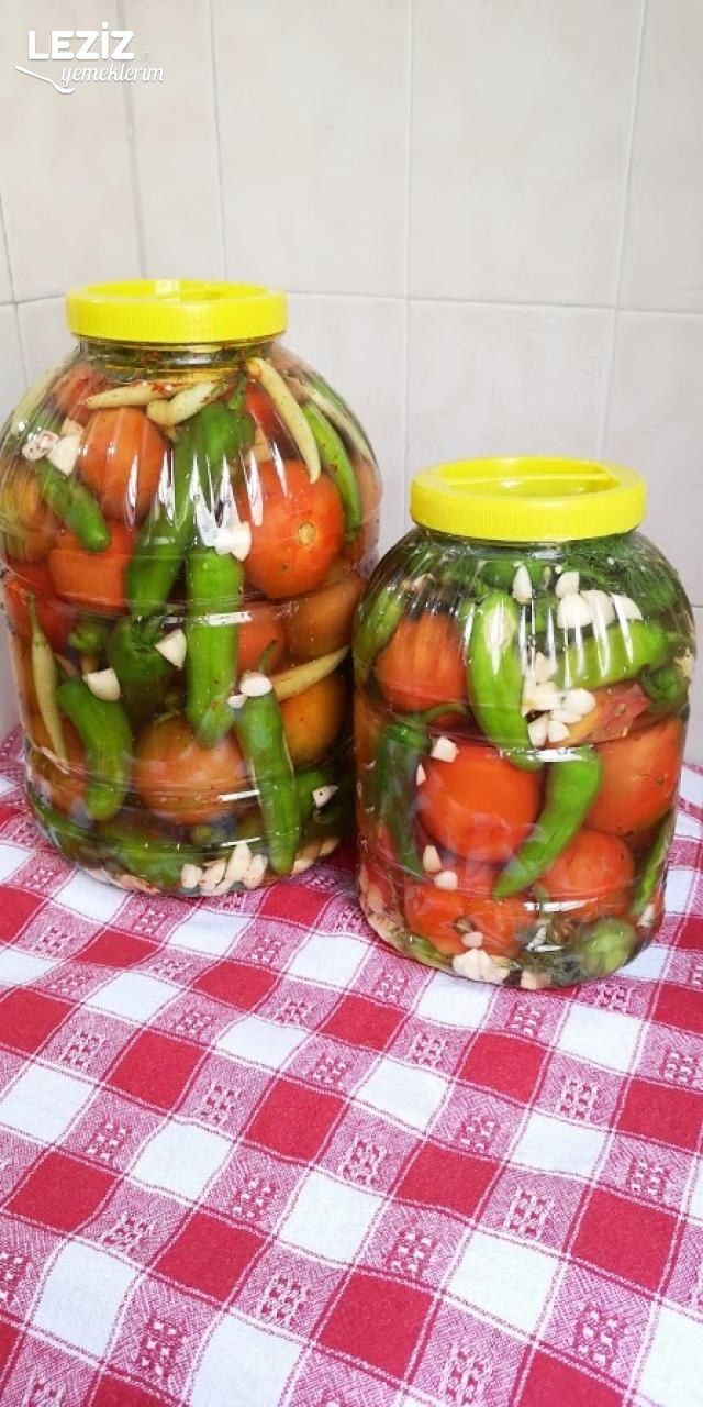 Domates Biber Turşusu (10 Lt Ve 5 Lt Bidon İçin)