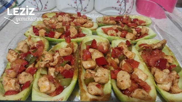 Nefis Tavuklu Kabak Graten